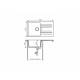 Кухонная мойка Tolero Loft TL750 Белый 923