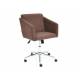 Кресло офисное Milan хром флок коричневый