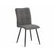 Стул обеденный Bari флок серый