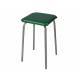 Табурет квадратный ДХ-9 обивка изумруд
