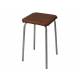 Табурет квадратный ДХ-9 обивка коричневый