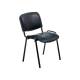 Стул ИЗО Кожзам черный/рама черная