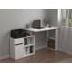 Стол письменный с тумбой арт. 231 белый