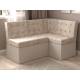 Скамья угловая Олимп-мини Микровелюр Том бежевый