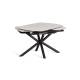 Стол обеденный Winston Винстон глянцевая белый/черный