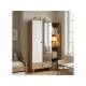 Шкаф 2-х створчатый для одежды и белья Омега 3