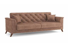 Диван Амарант велюр тенерифе корица