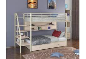 Двухъярусная кровать Толедо ПЯ слоновая кость дуб молочный