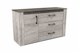 Комод Денвер Риббек серый
