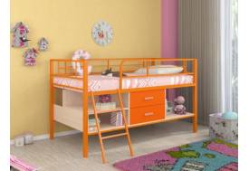 Кровать-чердак Севилья Мини Я оранжевый