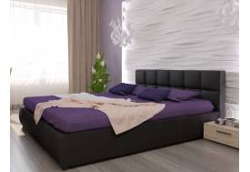 Кровать с ПМ 1400 мм Оскар 73/1 Черная