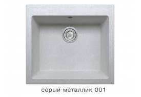Кухонная мойка Tolero R-111 Серый металлик 001