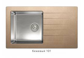 Кухонная мойка Tolero twist TTS-860 Бежевый 101