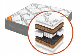 Матрас Mega кокос 20 TFK Gray Night 80х200