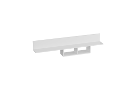 Полка 1380 Кёльн Белый Аляска/ Белый глянец