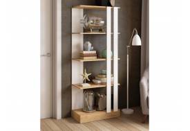 Стеллаж СТМ-2 белый/дуб крафт золотой