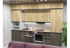 Кухонный гарнитур Сапфир Экстра 3000 мм