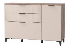 Комод с 1 дверкой и 3 ящиками Тоскана