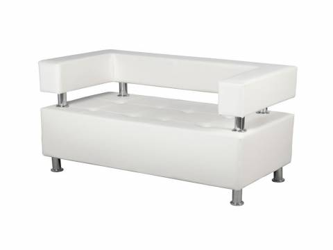 Диван трехместный Райли Кожзам Белый