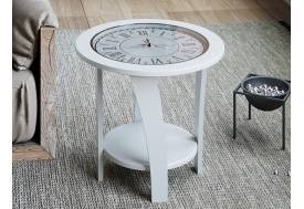 Стол журнальный Эстет Белое дерево/Белый жемчуг