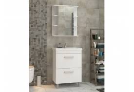 Комплект мебели в ванную Nova 600 2 ящика