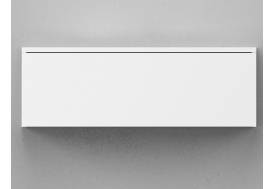 Тумба подвесная Unit 80х27 белый лёд глянец