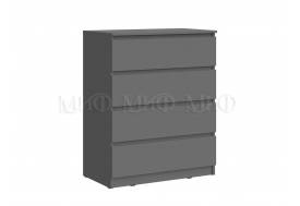 Комод 800 4 ящика Челси Графит