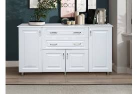 Комод №11 МДФ Белый глянец