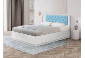 Кровать Венеция 12.3 1600 основание ладе велюр 011