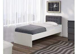 Кровать одинарная №6 800х2000 с мягкой спинкой