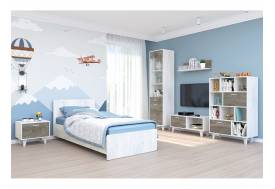 Детская Эго бетон светлый/камень темный