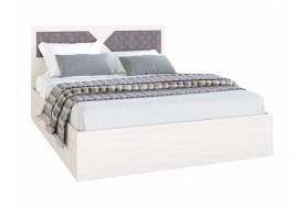 Кровать Николь 1400 ясень шимо-лиственница темная