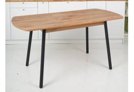 Стол кухонный раздвижной Виннер Дуб вотан/Черный