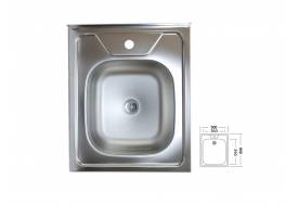 Мойка накладная Владикс без сифона V-204 500х600