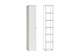 Шкаф-пенал 13.227 Остин Белый шагрень