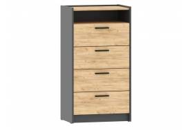 Комод Оттавия НМ 011.03 Антрацит