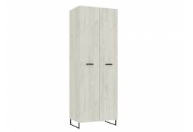 Шкаф 2-х створчатый Нэнси LOFT Дуб Крафт Белый