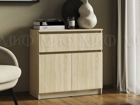 Комод 800 1 ящик 2 двери Челси дуб сонома