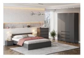 Спальня Денвер Графит серый