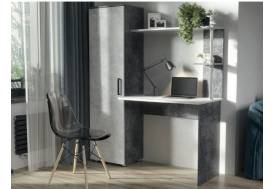 Стол компьютерный Юниор-3 цемент светлый/темный