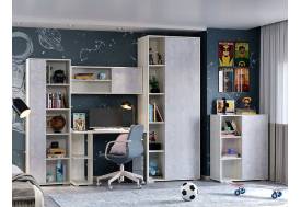 Подростковая Морти дуб крафт белый-цемент светлый