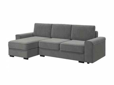 Диван-кровать Леон Вариант 2 холодный-серый