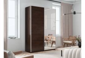 Шкаф-купе Прайм 2-х дверный 1600 Зеркало/ДСП Венге