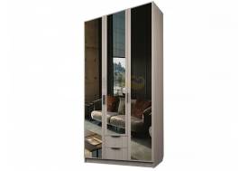 Шкаф с 2 ящиками Экон ЭШ3-РП-23-12/1-2я три зеркало