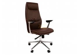 Офисное кресло Chairman VISTA Россия экопремиум, коричневый