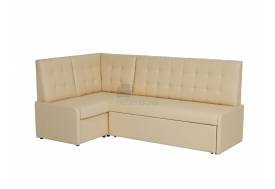 Кухонный уголок КУ 16 со спальным местом Линкольн 103 светло-бежевый