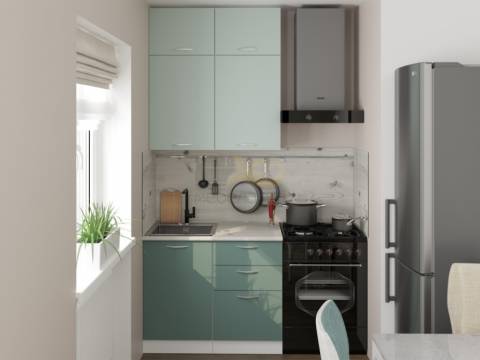 Кухонный гарнитур Асая мини 1000 мм