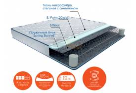 Матрас Брюс ширина 1600