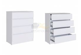 Комод Мэнкс МСК-20 4 ящика белый