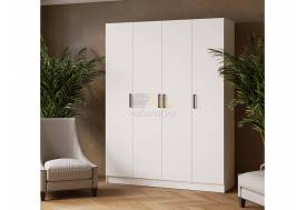 Шкаф комбинированный Ларс 1600 без зеркал белый